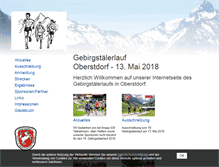 Tablet Screenshot of gebirgstaelerlauf.de